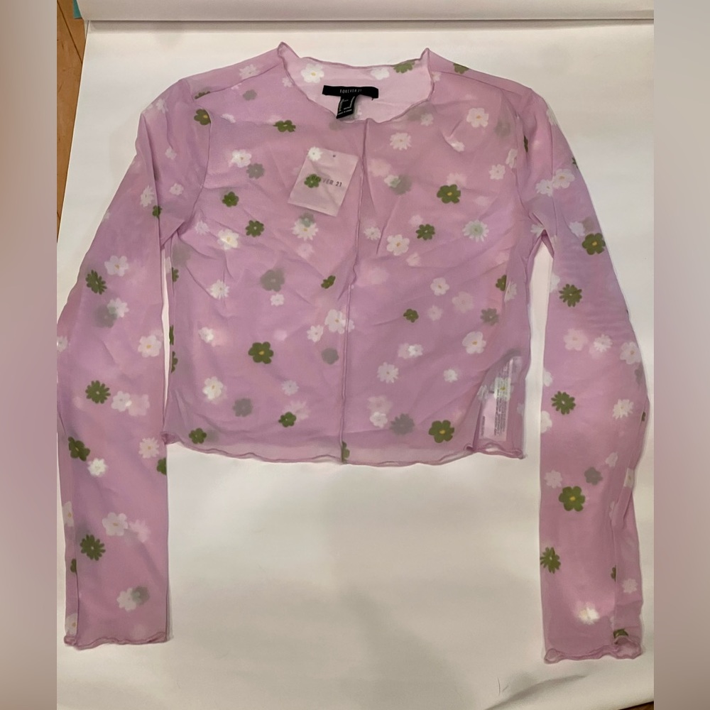 Flower Mesh Shirt
